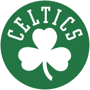 Boston Celtics green logo with shamrock