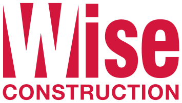 Wise Construction logo red