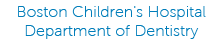 Boston Children's Hospital Department of Dentistry