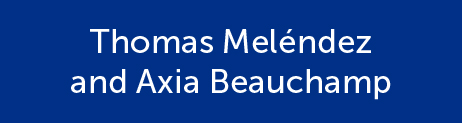 Thomas Melendez and Axia Beauchamp logo