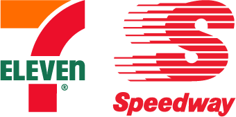 combined logo of 7-elevent and speedway