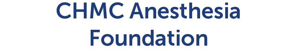 CHMC Anesthesia Foundation listing