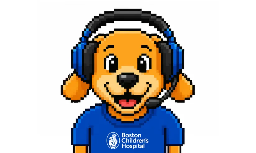 dog wearing headphones