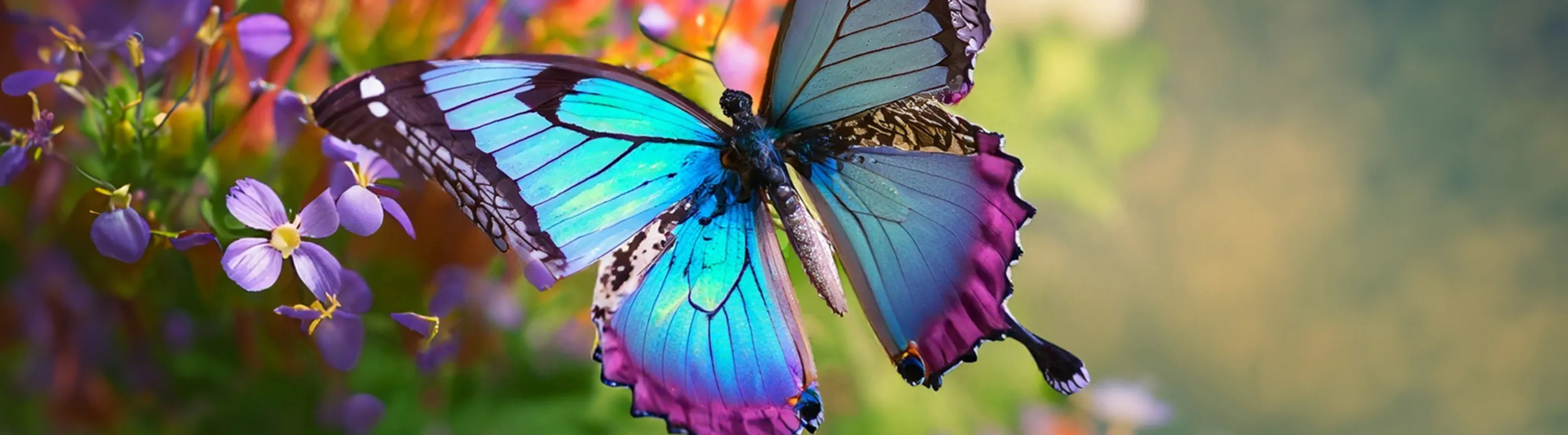 A colorful butterfly