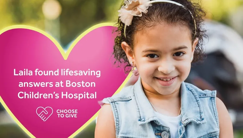 Laila found lifesaving answers at Boston Children's Hospital, photo of Laila