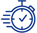 An icon illustration of a stopwatch