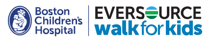 Logo for Boston Children's Hospital: Eversource Walk for Kids