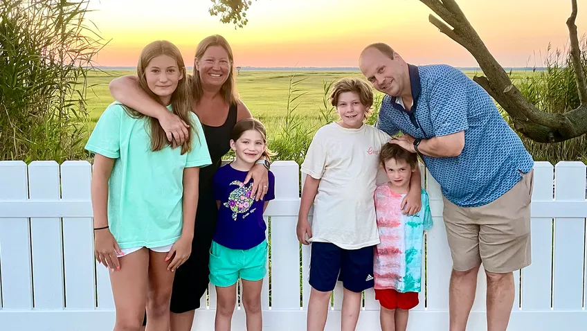 malcolm with his family