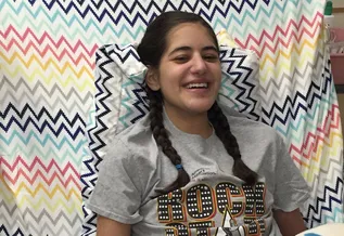 Nicole smiling