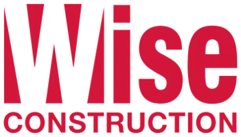 Wise Construction logo red
